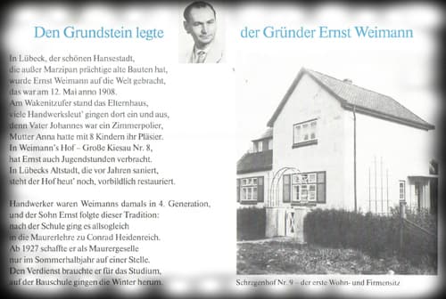 Baugeschäft M. Weimann - Tradition